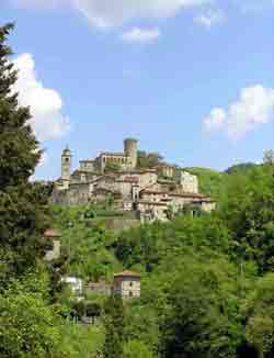 Bagnone castle in Italy